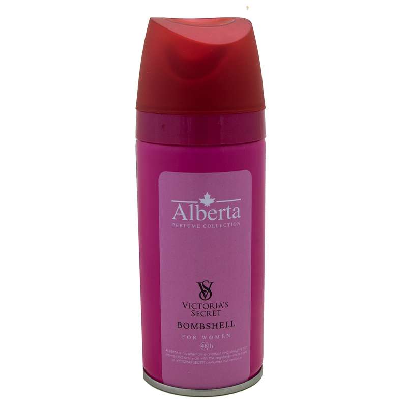 اسپری بدن زنانه آلبرتا مدل Bombshell حجم 150 میلی لیتر