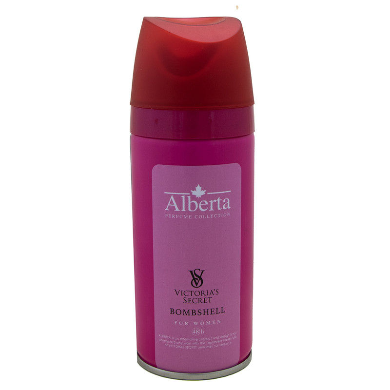 اسپری بدن زنانه آلبرتا مدل Bombshell حجم 150 میلی لیتر