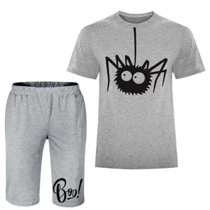 ست تی شرت و شلوارک مردانه مدل عنکبوت کد A86