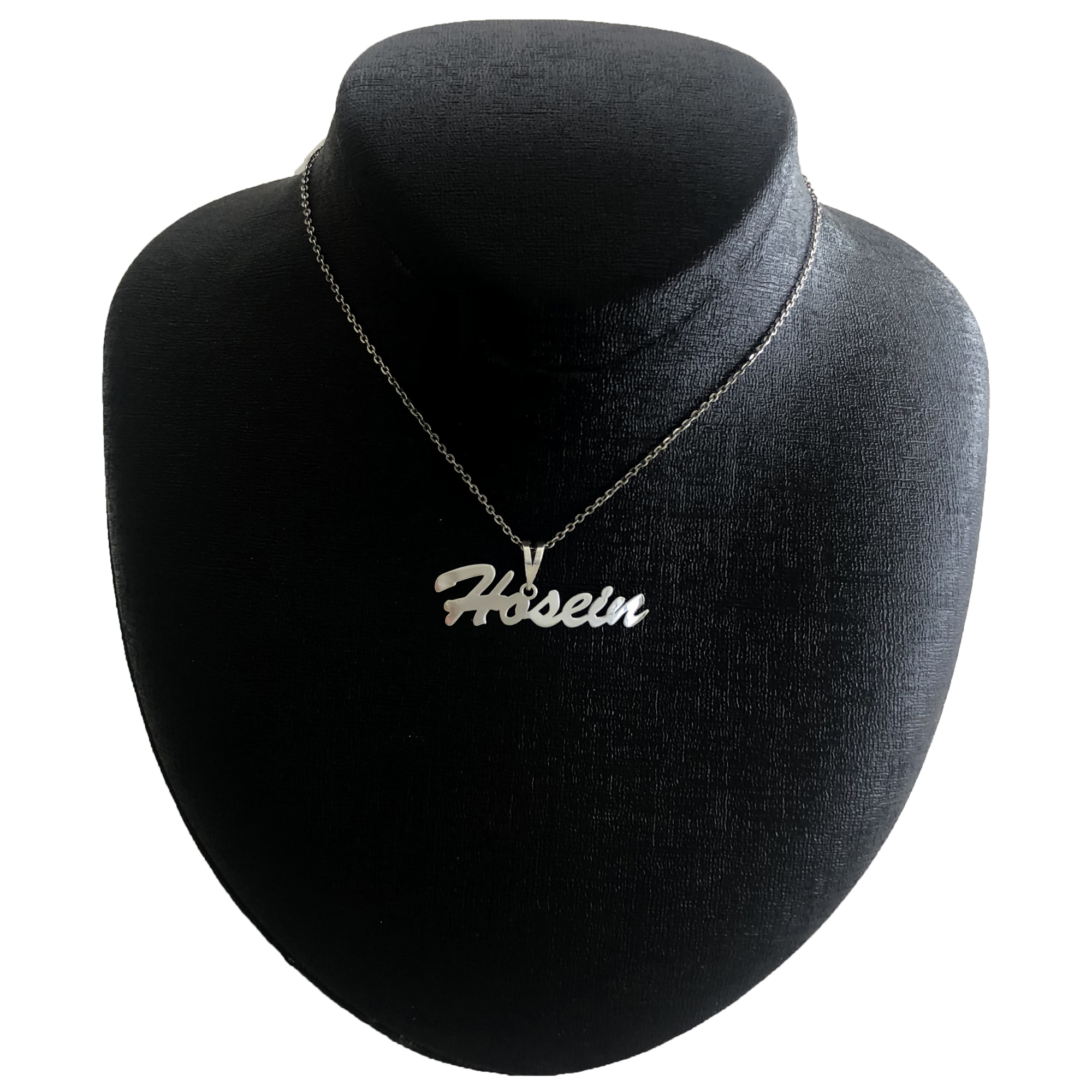 گردنبند نقره زنانه مدل حسین کد A-27