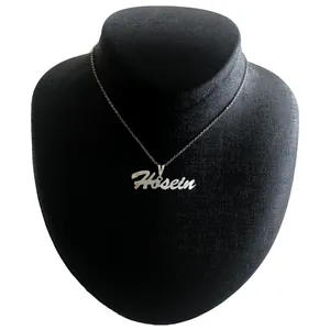 گردنبند نقره زنانه مدل حسین کد A-27