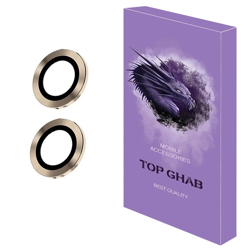 محافظ لنز دوربین تاپ قاب مدل RINGI مناسب برای گوشی موبایل اپل iPhone 15