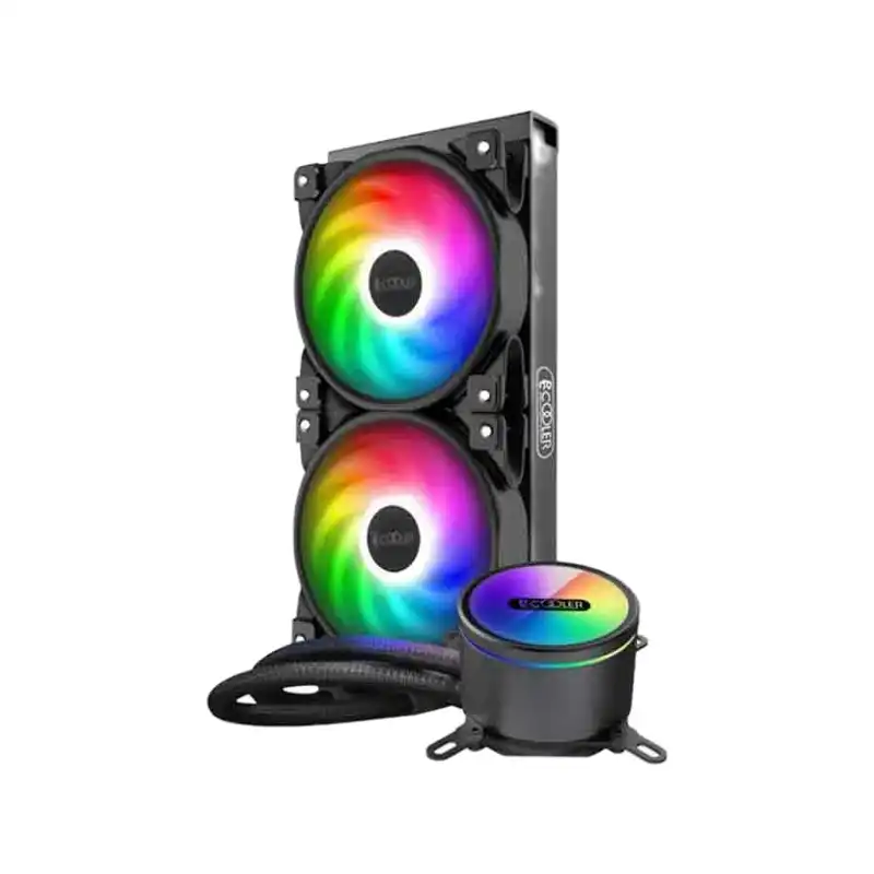 سیستم خنک کننده آبی پی سی کولر مدل GI-CX240-ARGB