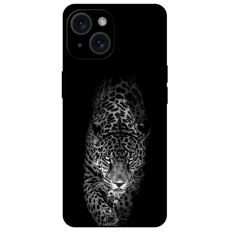 کاور مگافون طرح پلنگ مدل 1879 مناسب برای گوشی موبایل اپل iPhone 15