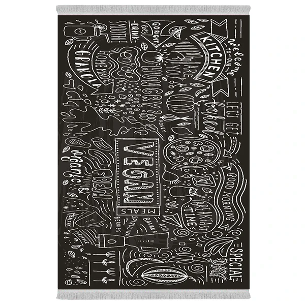 فرش پارچه‌ای دفه مدل فرشینه طرح مدرن کد 1123