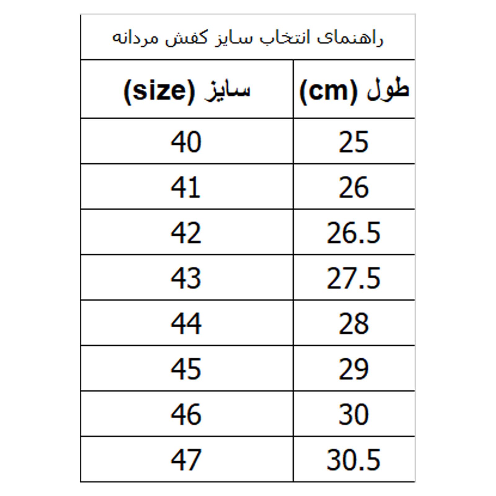 کفش پیاده روی مردانه کروماکی مدل km5021 -  - 7