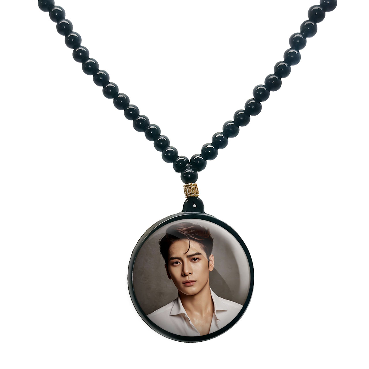 گردنبند پرمانه طرح GOT7 کد pmd.19196 مدل دو طرفه