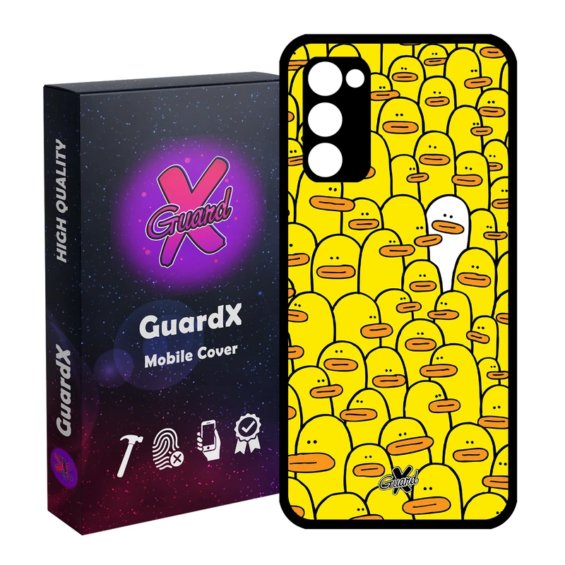 کاور گارد ایکس طرح اردک مدل Glass10361 مناسب برای گوشی موبایل سامسونگ Galaxy S20 FE