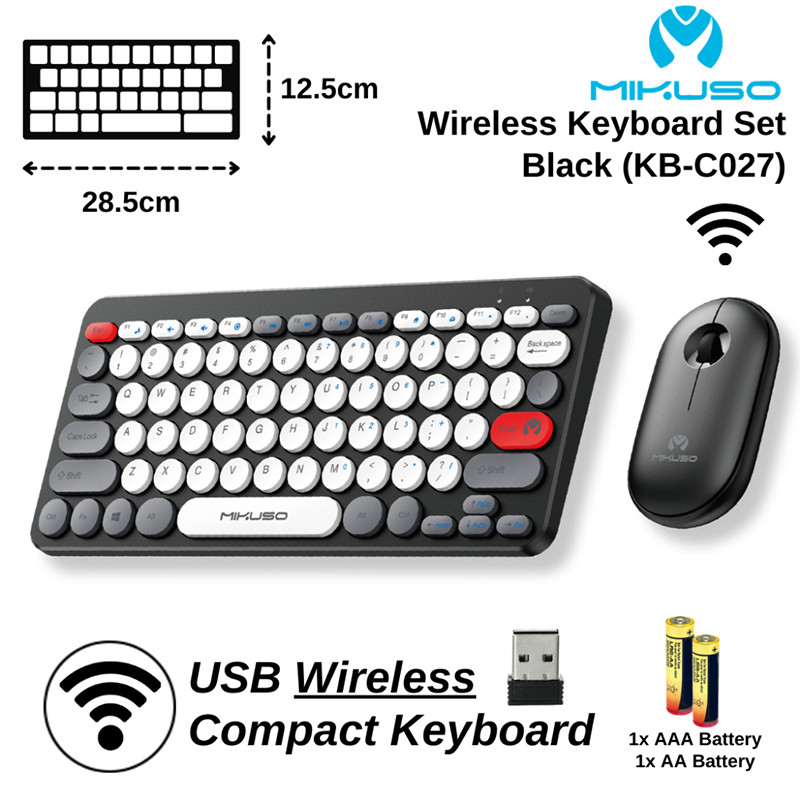 کیبورد و ماوس بیسیم میکاسو مدل KB-CO27