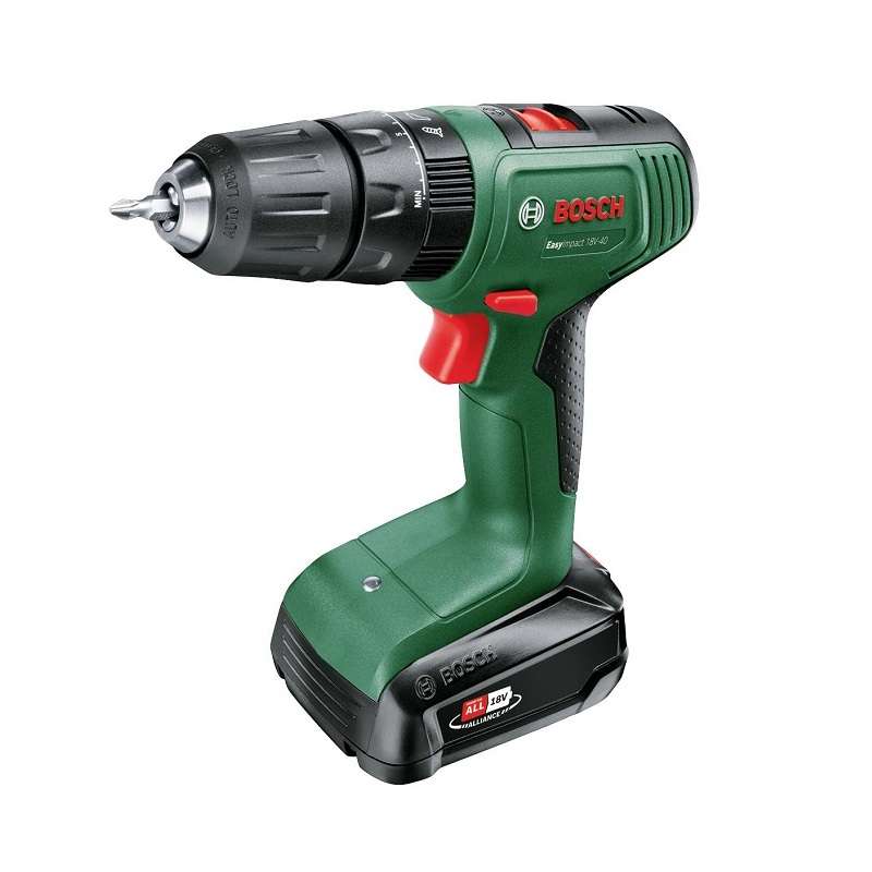 دریل پیچ گوشتی شارژی چکشی بوش مدل Easy Impact 18V-40
