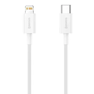کابل تبدیل USB-C به لایتنینگ باسئوس مدل CATLYS-02 طول 0.25 متر