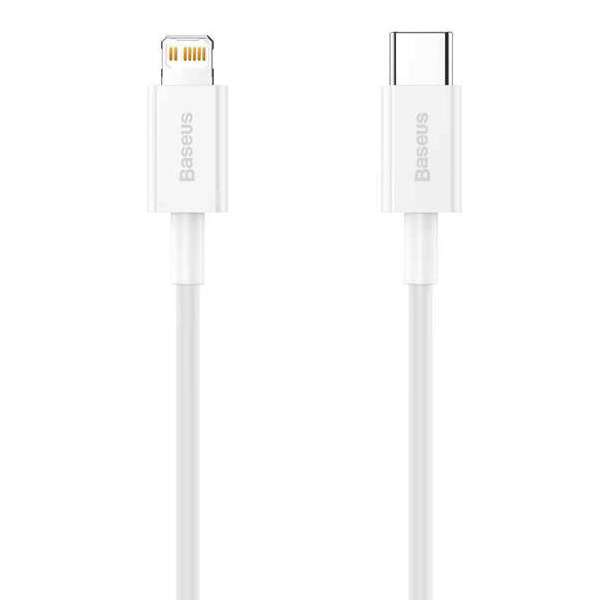 کابل تبدیل USB-C به لایتنینگ باسئوس مدل CATLYS-02 طول 0.25 متر کابل تبدیل USB-C به لایتنینگ باسئوس مدل CATLYS-02 طول 0.25 متر