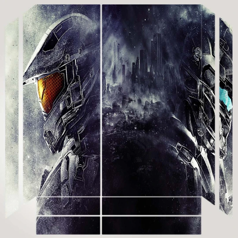 برچسب پلی استیشن ۴ مدل ps4 fat طرح halo کد PS-1023