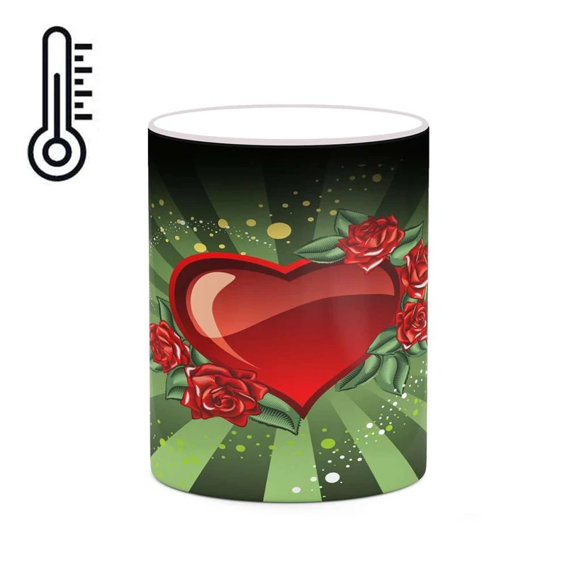 ماگ حرارتی کاکتی مدل Love کد mgh20675