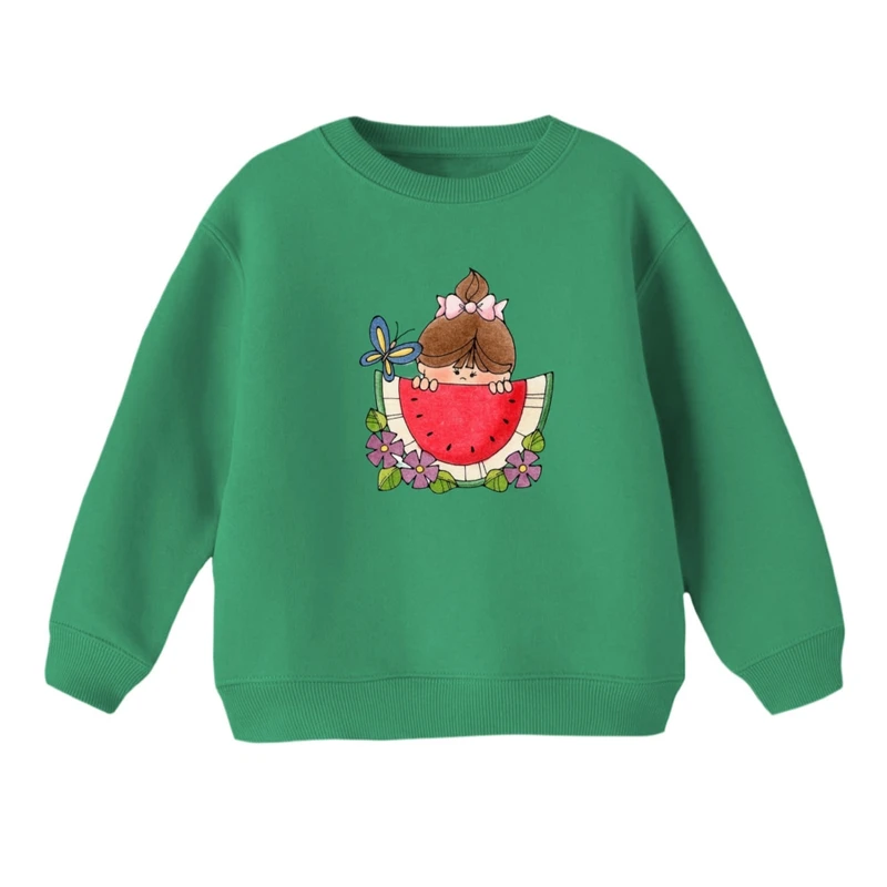 سویشرت بچگانه مدل دخترک یلدایی کد 34