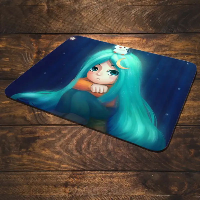 ماوس پد طرح دخترک کد B195