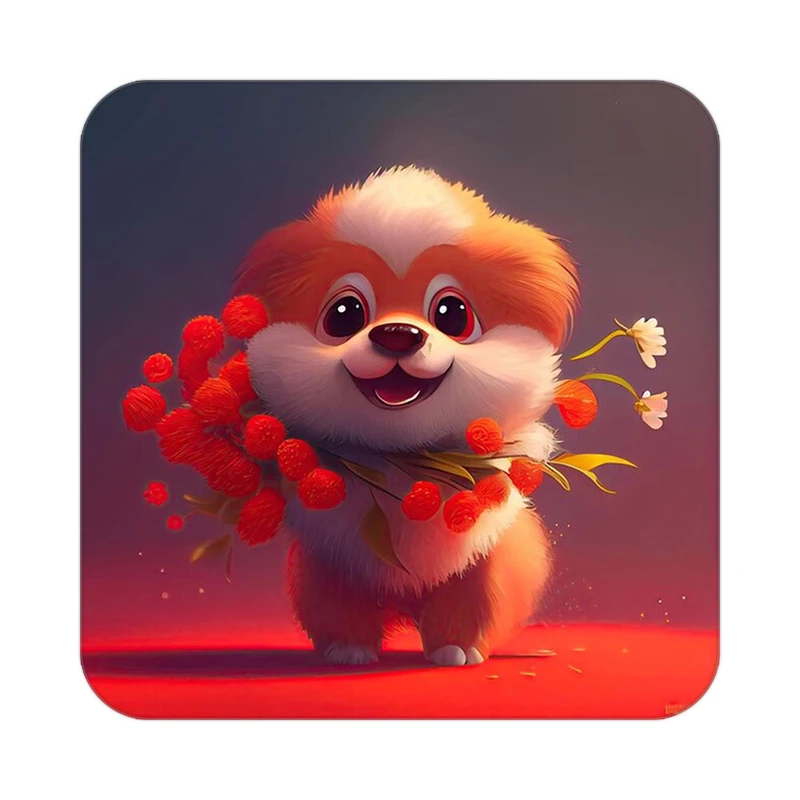 زیر لیوانی کاکتی طرح حیوانات کارتونی مدل mp28393