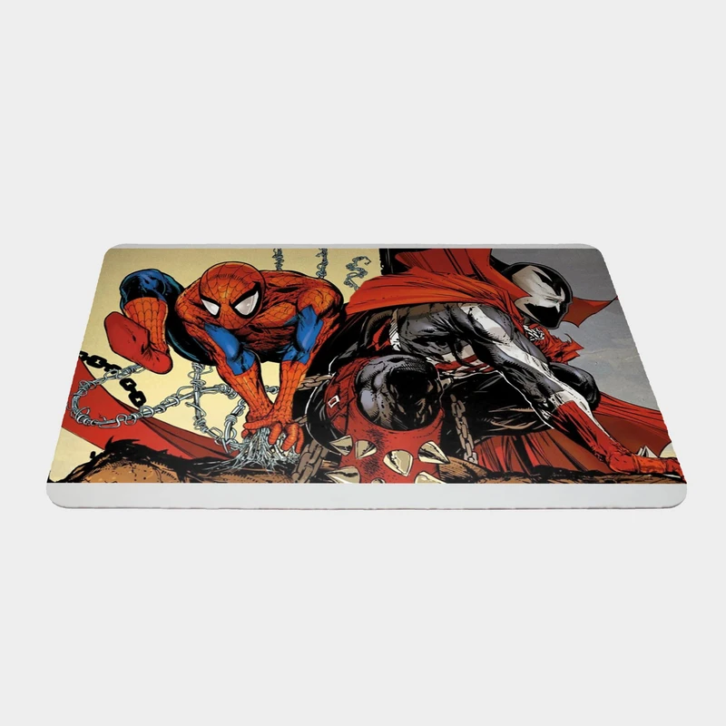 ماوس پد طرح مرد عنکبوتی و اسپاون سایز 24x37 سانتی متر