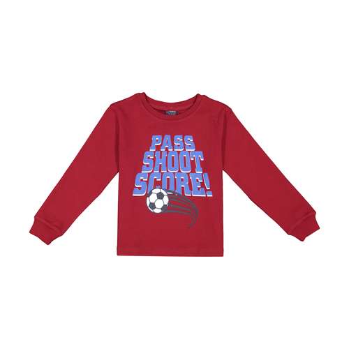 تی شرت پسرانه ال سی وایکیکی مدل W159185Z4-HLG-DARKRED