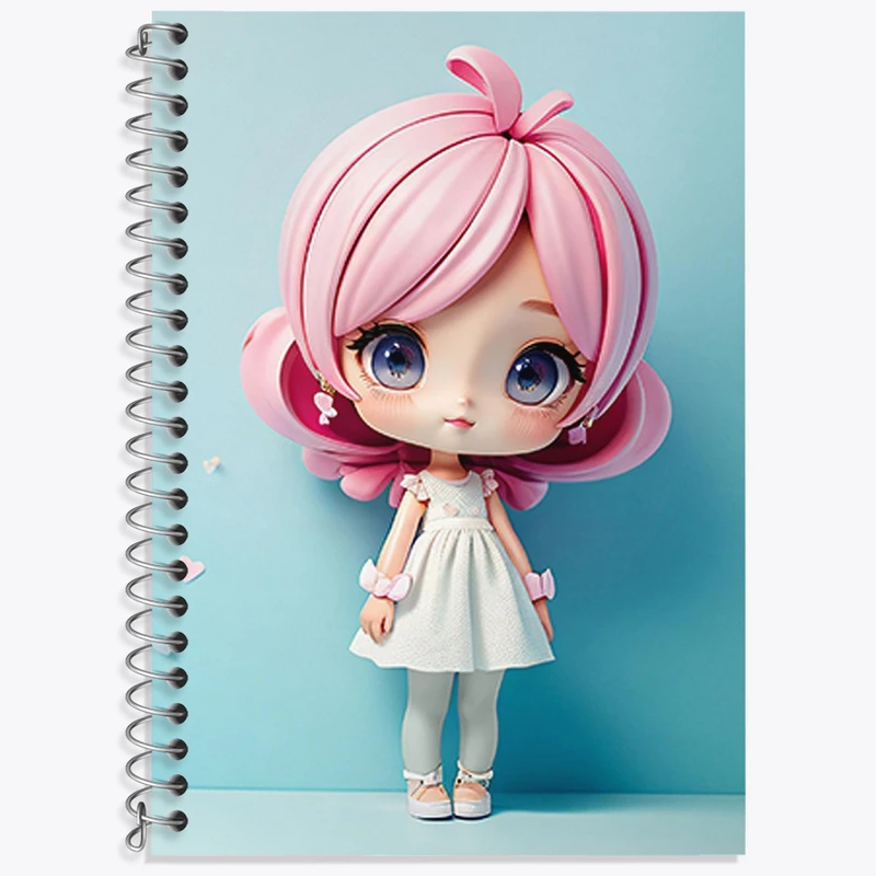 دفتر لغت 50 برگ خندالو طرح دخترانه (Girlish) کد 36861