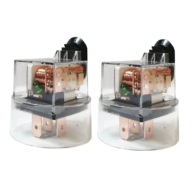 رله فن 100آمپر شیشه ای خودرو مدل TMT100A_12V2 مناسب برای پژو 405 مجموعه دو عددی