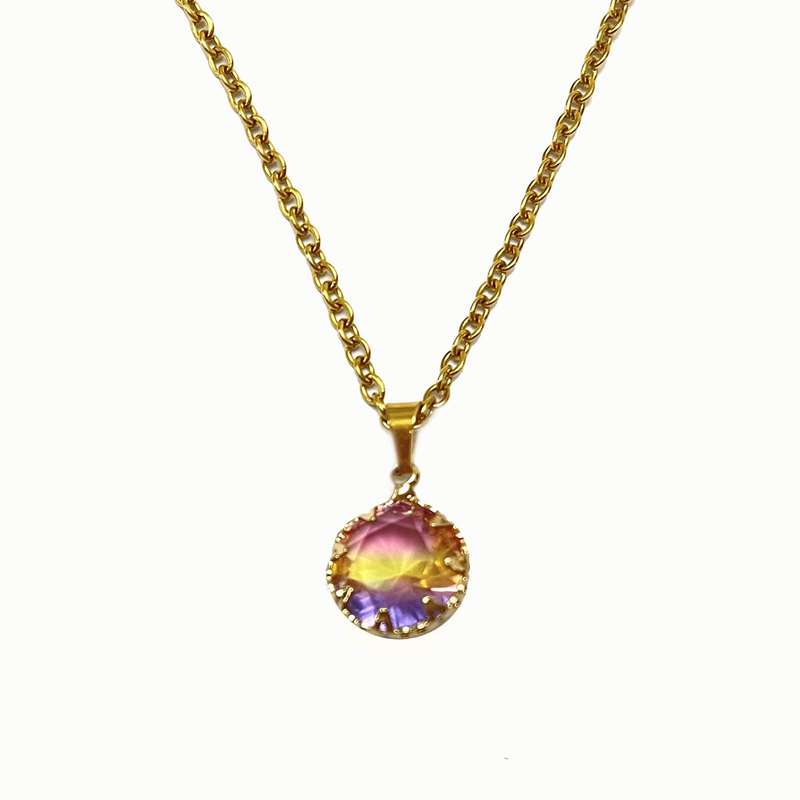 گردنبند زنانه مدل کریستال