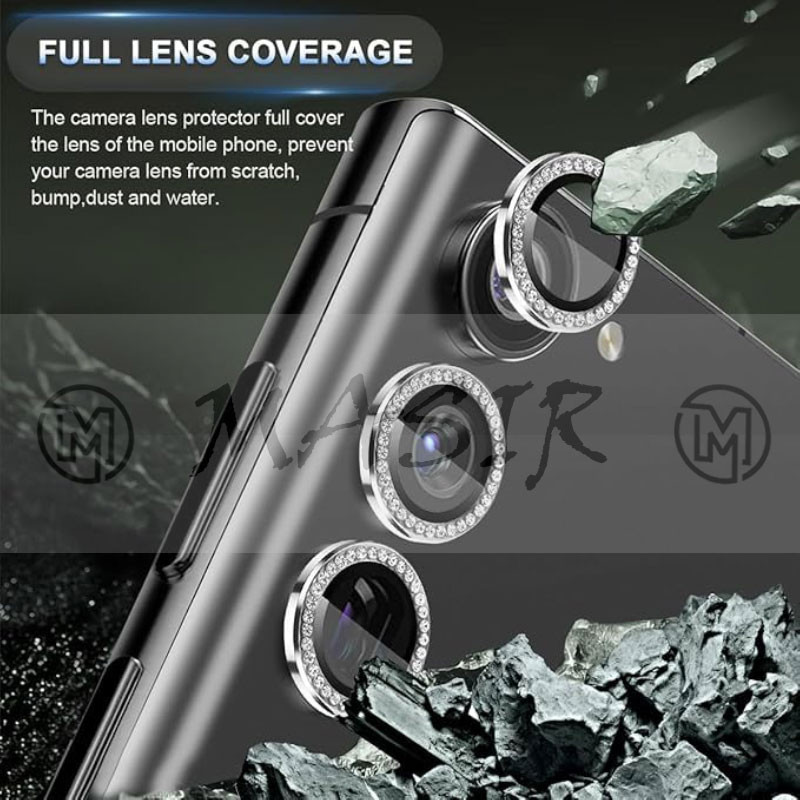 محافظ لنز دوربین مسیر مدل Diamond Ring Lens مناسب برای گوشی موبایل سامسونگ Galaxy S23 FE