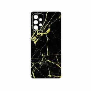 MAHOOT Graphite-Gold-Marble Cover Sticker for Samsung Galaxy A72