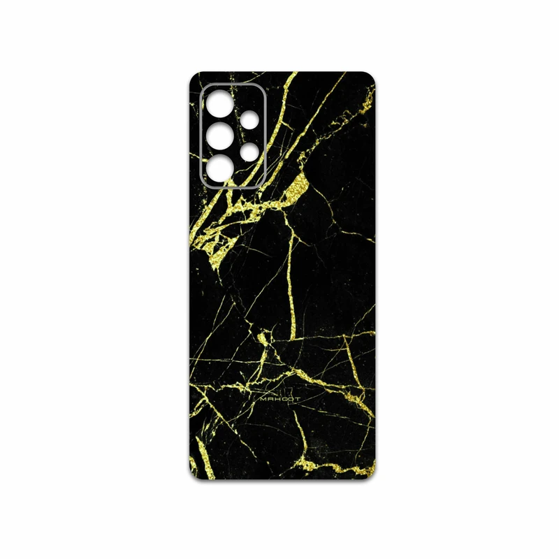 برچسب پوششی ماهوت مدل Graphite-Gold-Marble مناسب برای گوشی موبایل سامسونگ Galaxy A72