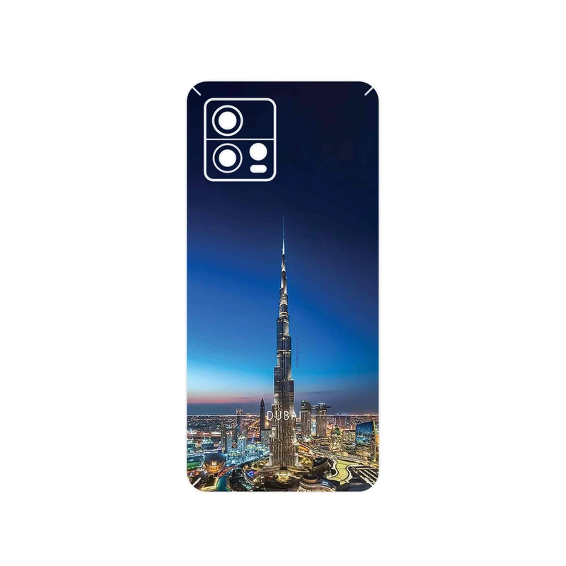 برچسب پوششی ماهوت مدل Dubai_City مناسب برای گوشی موبایل موتورولا Moto G72
