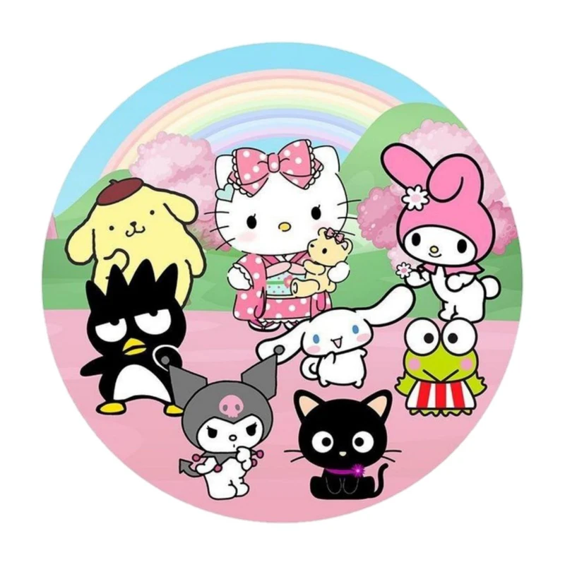 استیکر پارچه و لباس پاد آفرین مدل کارتونی کورومی Kuromi ملودی جذاب کد 1411