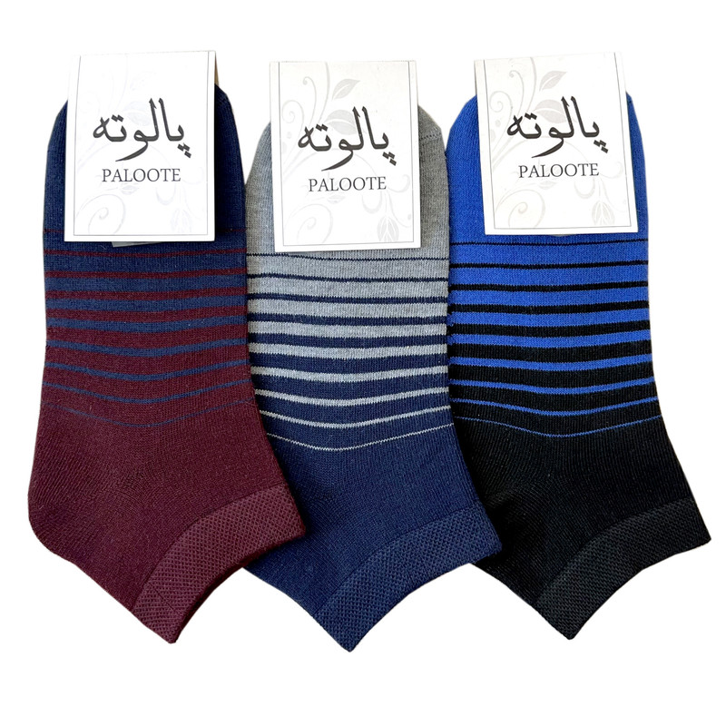 جوراب مردانه پالوته مدل PLT-SHG-ST222 مجموعه 3 عددی