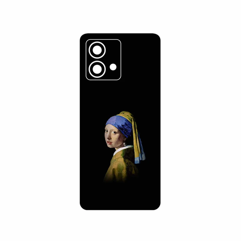 برچسب پوششی ماهوت مدل Girl with a Pearl Earring of Vermeer مناسب برای گوشی موبایل موتورولا Moto G84