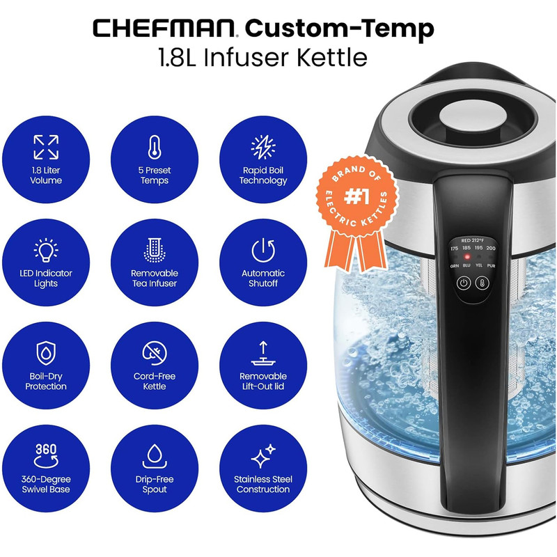 کتری برقی چفمن مدل RJ11-17-CTI