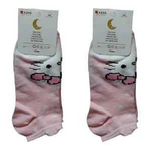 جوراب دخترانه مدل FKT 21 بسته 2 عددی