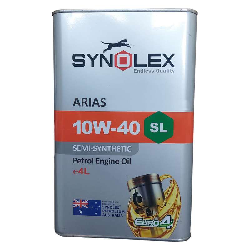 روغن موتور سینولکس مدل 10W-40 SL حجم 4 لیتر