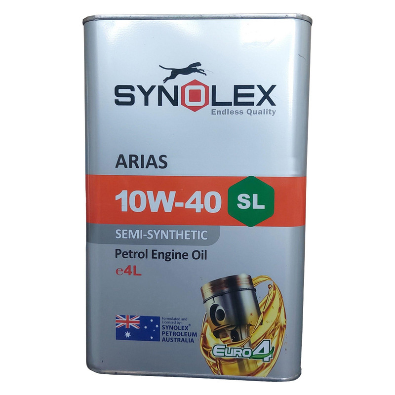 روغن موتور سینولکس مدل 10W-40 SL حجم 4 لیتر
