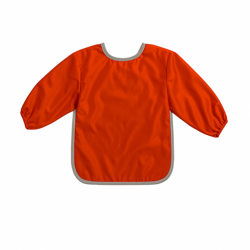 پیشبند نقاشی مدل پیش دبستانی و مهد کودک قرمز ساده