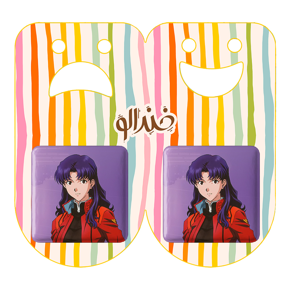 پیکسل خندالو مدل میساتو انیمه اونگلیون کد 13827 به همراه مگنت