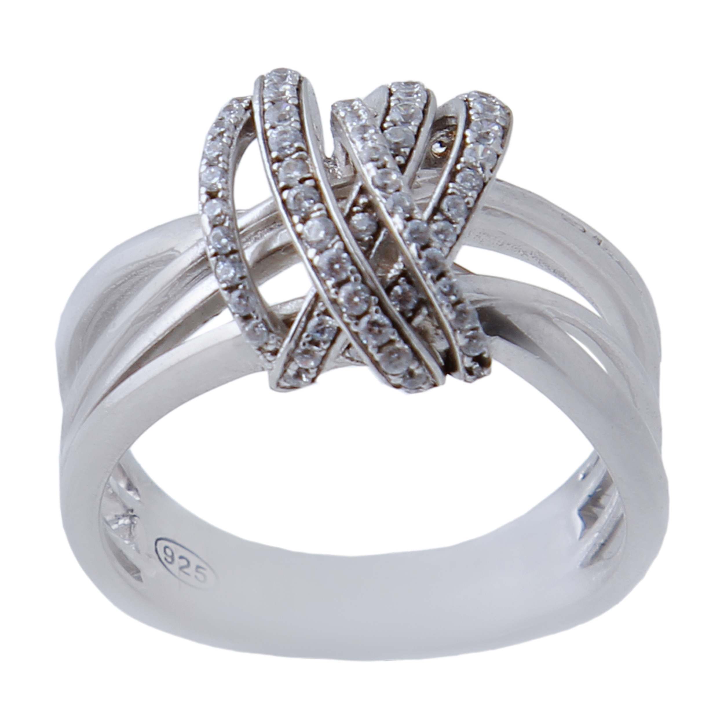  انگشتر نقره زنانه بازرگانی میلادی کد AWR_619