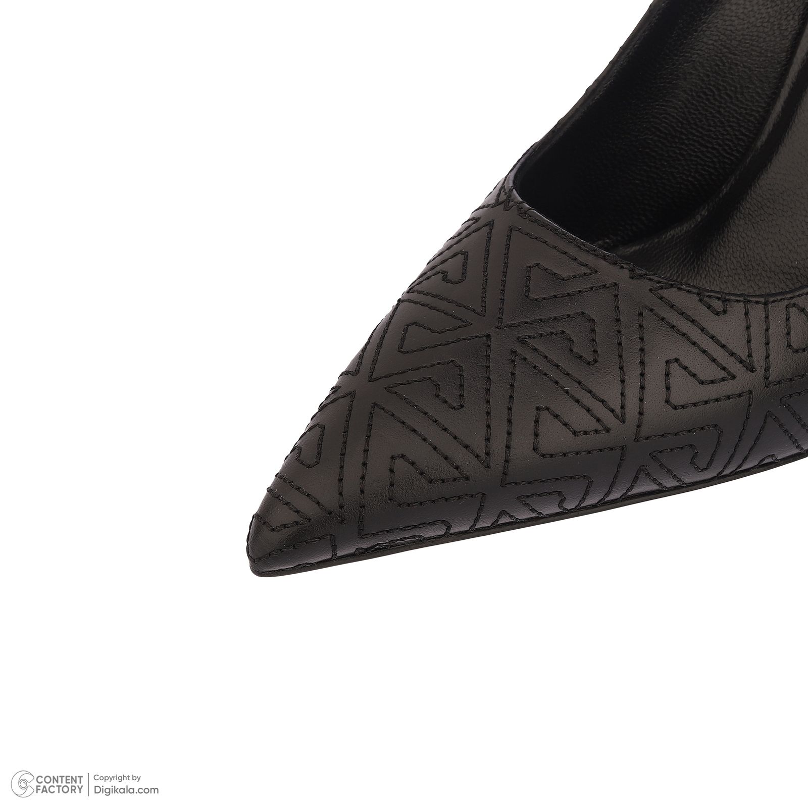 کفش پاشنه‌دار زنانه چرم مشهد مدل J2791-001-37 -  - 5
