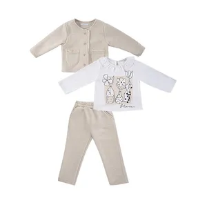 ست 3 تکه لباس دخترانه فیورلا مدل پانیذ 35528