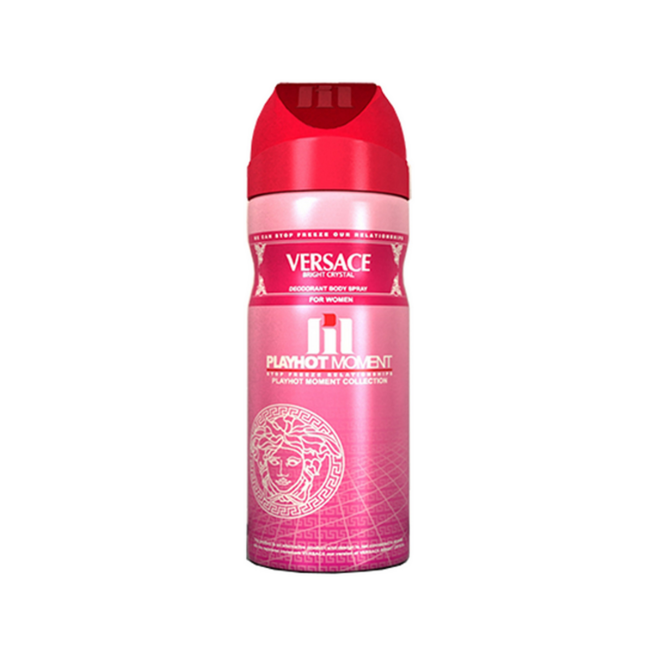 اسپری ضد تعریق زنانه پلی هات مومنت مدل VERSACE Bright Crystal حجم 200 میلی لیتر