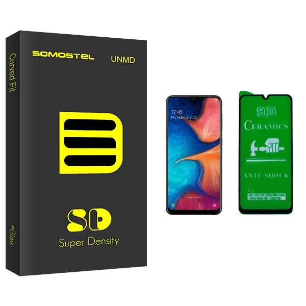 محافظ صفحه نمایش 9D سوماستل مدل SD Glass مناسب برای گوشی موبایل سامسونگ Galaxy A20 / A30 / A50 / M30