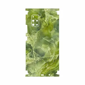 MAHOOT Green Crystal Marble-FullSkin Cover Sticker for Samsung Galaxy A71 5G