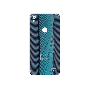 MAHOOT Turquoise feathers Cover Sticker for Tecno WX4 Pro