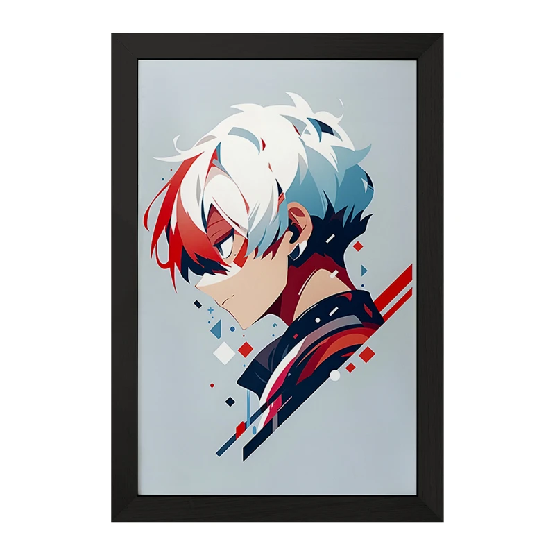 تابلو خندالو مدل انیمه آکادمی قهرمان من کد F5635