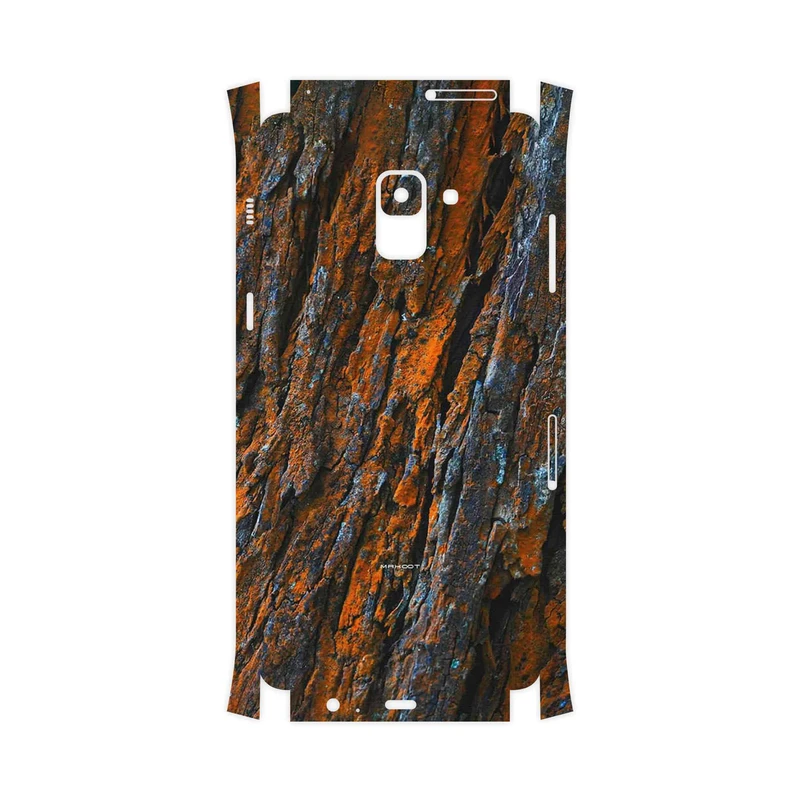 برچسب پوششی ماهوت مدل Wood Texture 6-FullSkin مناسب برای گوشی موبایل سامسونگ Galaxy A8 Plus 2018