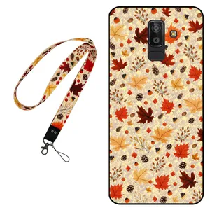 Megafone Fall 0017 Cover For Samsung Galaxy J8 2018 Mobile Neckband