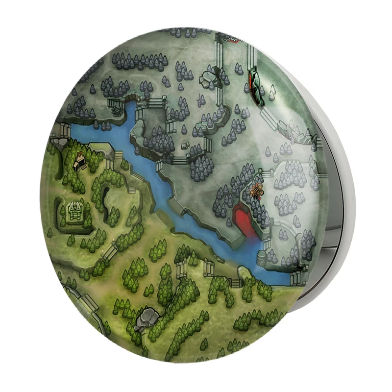 آینه جیبی خندالو طرح بازی دوتا (Dota 2) مدل تاشو کد 31472